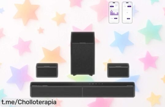 Sistema de sonido envolvente 5.1 ULTIMEA con Dolby Atmos a un precio regalado: disfruta del cine en casa como nunca antes y transforma tus momentos en pura emoción.