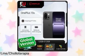 Smartphone OnePlus 13s 5G con cámara brutal y batería eterna a precio de risa, ¡no dejes pasar este ofertón! Lleva lo mejor contigo mientras ahorras una barbaridad.