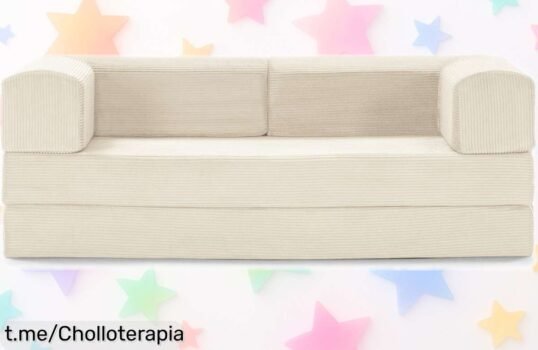 Sofá cama 3 plazas TETRIS que se transforma en cama al instante, ¡ahora a un precio de escándalo! No te lo pierdas y dale un toque especial a tu hogar hoy mismo.