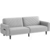 Sofá cama de 2 plazas Yaheetech, el mueble ideal para tu hogar con un descuento increíble; haz que tus momentos en familia cuenten sin gastar una fortuna.