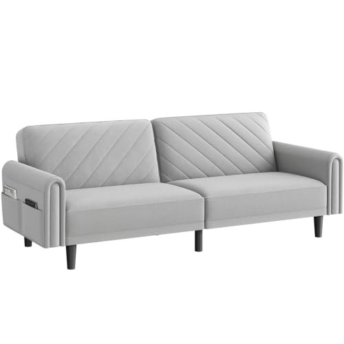 Sofá cama de 2 plazas Yaheetech, el mueble ideal para tu hogar con un descuento increíble; haz que tus momentos en familia cuenten sin gastar una fortuna.