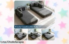 Sofá cama doble y plegable Mihtrov, la solución perfecta para ahorrar espacio ¡Aprovecha el precio de escándalo y transforma tu rincón en un lugar acogedor ya!