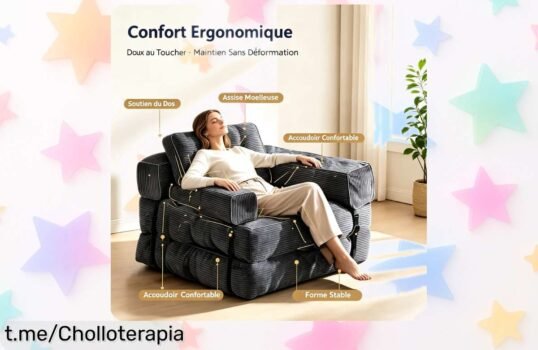 Sofá cama individual Mihtrov de terciopelo: el ofertón que revoluciona tu espacio en un plis y te abraza con comodidad. ¡No dejes escapar esta oportunidad única!