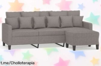 Sofá de 3 plazas con taburete gris taupe vidaXL, una ganga increíble para transformar tu salón a un precio que te hará sonreír ¡No dejes escapar esta oportunidad!