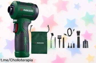 Soplador y aspirador recargable PARKSIDE 12V: ¡precio de escándalo para que limpies en un plis, aprovecha esta oportunidad única antes de que se acabe!