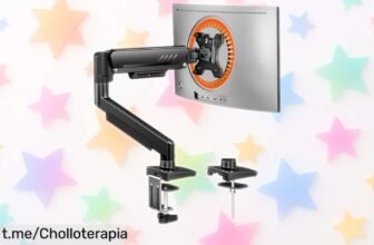 Soporte de monitor ergonómico ErGear para pantallas de 13 a 34 pulgadas, ¡rebajado en un ofertón que hará brillar tu espacio y cuidará tu salud! ¡No lo dejes escapar!
