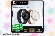 Sorprendente reloj inteligente OPPO Watch X2 Mini, hazte con este ofertón de tecnología en tu muñeca antes de que se acabe y disfruta sin límites cada segundo.
