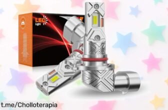 Sorprendentes bombillas LED para coche PAERKU que iluminan como nunca: ¡ofertón exclusivo y de fácil instalación, no te quedes sin ver lo que hay en la carretera!
