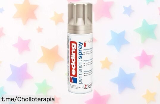 Spray de pintura acrílica permanente Edding 5200 a un precio increíble, cubre rápido y aguanta golpes, ¡no pierdas la oportunidad de darle vida a tus proyectos ya!