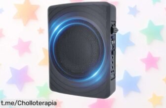 Subwoofer activo bajo asiento Realdio 8” que desata graves brutales en tu coche, ¡precio regalado y oferta limitada, no dejes pasar esta joya para tus momentos más intensos!