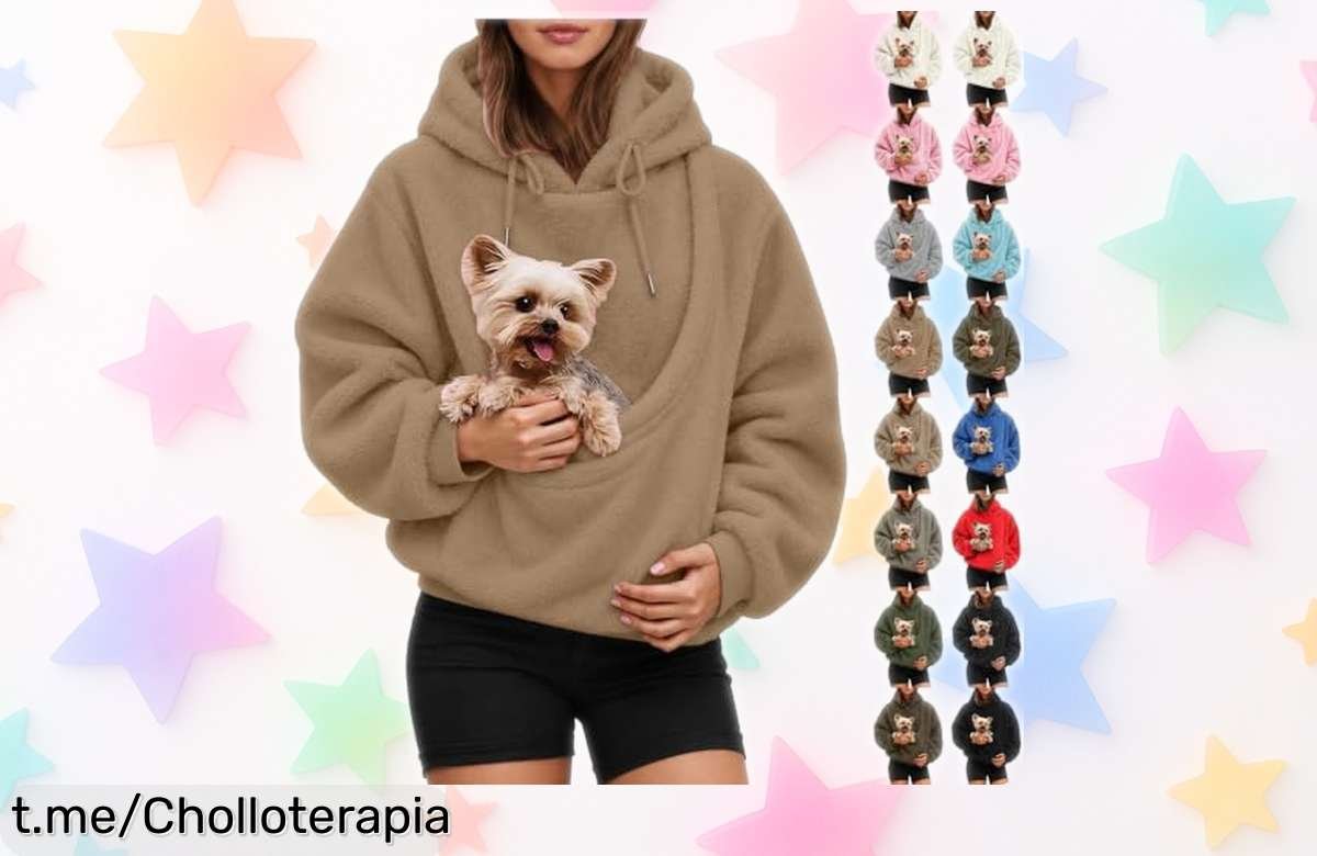 Sudadera con capucha de gato súper cuqui para mujer a precio de risa: ¡No te quedes sin la tuya y siente el confort más divertido!