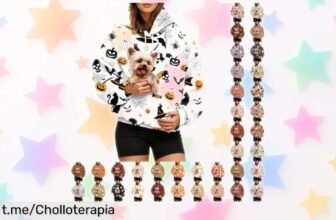 Sudadera con capucha de gatos para Halloween, un super chollo que transformará tu look y hará que te sonrías cada vez que la uses. ¡Consíguela ya a precio de risa!