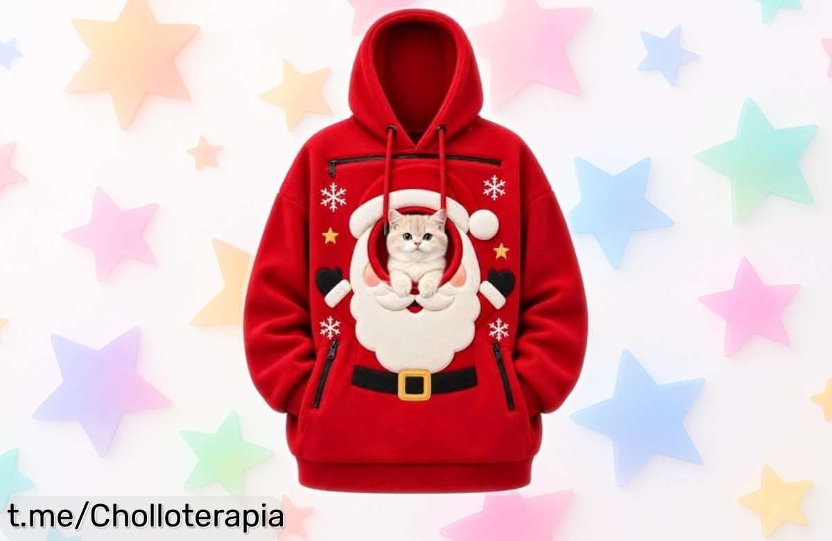 Sudadera con capucha y bolsillo canguro para pasear a tu mascota, ahora a un precio de risa que no querrás dejar escapar. ¡Hazte con la tuya ya antes de que se agoten!