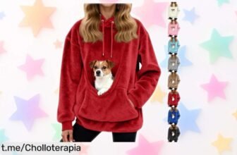 Sudadera súper calentita para mujer, siente la calidez de una manta y aprovecha este descuentazo que no podrás dejar escapar.