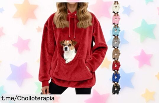 Sudadera súper calentita para mujer, siente la calidez de una manta y aprovecha este descuentazo que no podrás dejar escapar.