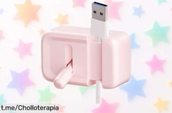 Sujetacables organizador con clip magnético para que tus cables nunca se líen, ¡ahora a un precio que está regalado! Aprovecha esta oferta y dale orden a tu vida ya.