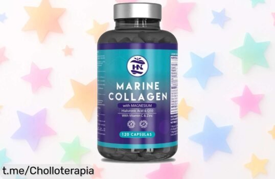 Suplemento de colágeno marino hidrolizado HN Healthy Nutrition a un precio que no te lo crees: ¡cuida tu piel, articulaciones y huesos en cada cápsula! Aprovéchalo antes que se acabe.