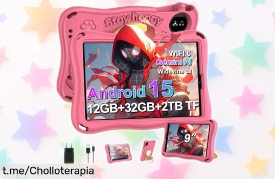 Tablet para niños de 9 pulgadas SUAAT, perfecta para vídeos sin cortes y súper resistente; ¡no dejes pasar este ofertón que cambiará sus horas de diversión!