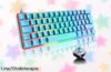Teclado mecánico compacto Mini 60% con interruptores azules y luces RGB, ¡ahora a un precio loco que no puedes dejar escapar! Da vida a tus partidas hoy mismo.