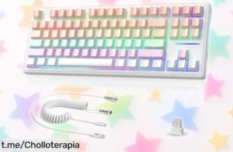 Teclado mecánico inalámbrico MAMBASNAKEx Attack Shark M87 TKL: ¡rebajón brutal que te hará sentir el juego como nunca y jugar horas sin parar!