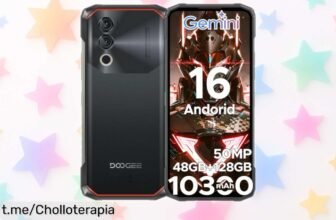 Teléfono móvil resistente DOOGEE Rugged Blade10 Power: batería de 10300mAh que dura hasta 15 días y cámara de 50MP, ¡ofertón imperdible que no te puedes perder!
