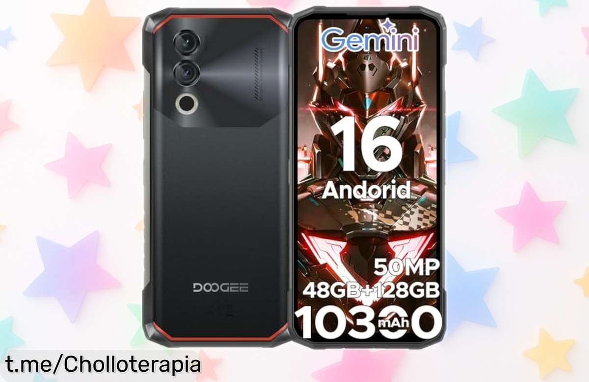 Teléfono móvil resistente DOOGEE Rugged Blade10 Power: batería de 10300mAh que dura hasta 15 días y cámara de 50MP, ¡ofertón imperdible que no te puedes perder!