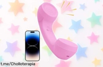 Teléfono móvil retro recargable con protección antirradiación: ¡disfruta de llamadas nítidas y conexión inalámbrica a un precio loco que no puedes dejar pasar!