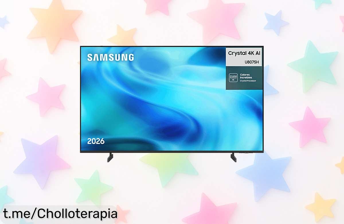 Televisor LED 65” Samsung TU65U8075HUXXC con imagen 4K divina y smart TV, ahora a un precio que parece broma. ¡No dejes pasar la oportunidad de disfrutar como nunca!
