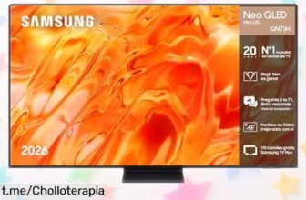 Televisor Samsung Neo QLED de 65 con precio rebajado y sonido mejorado por IA: ¡más de 170 canales gratis te esperan para una maratón de series imperdible!