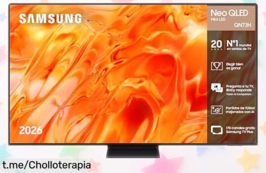 Televisor Samsung Neo QLED de 65 con precio rebajado y sonido mejorado por IA: ¡más de 170 canales gratis te esperan para una maratón de series imperdible!