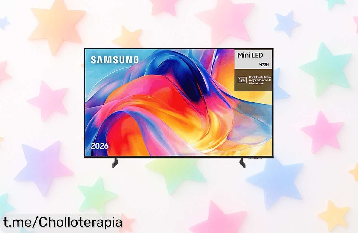 Televisor gigante de 75 pulgadas Samsung con Mini LED y calidad 4K a precio loco, ¡disfruta tus series como nunca antes! No te quedes sin el tuyo.