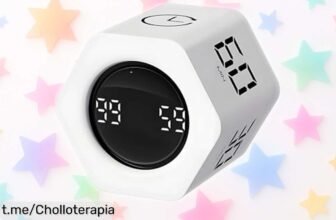 Temporizador Pomodoro QUMOX F6, dale la vuelta y mejora tu enfoque con su aviso silencioso ¡precio de ganga que no te lo puedes perder! Conviértete en un maestro del tiempo.