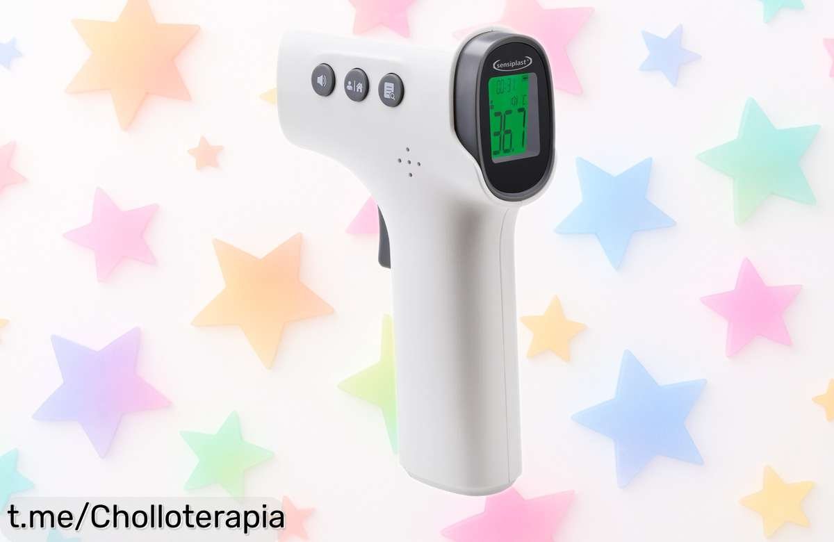 Termómetro infrarrojo SENSIPLAST® para toda la familia, ahora a un precio loco que te dejará sin palabras. ¡Mide la temperatura al instante y aprovecha este chollazo antes de que se acabe!