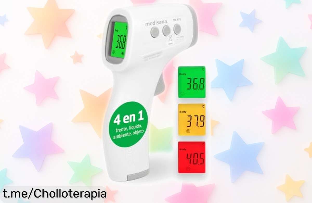 Termómetro infrarrojo sin contacto Medisana TM A79 a precio loco, mide temperatura y avisa de fiebre al instante. ¡Hazte con él antes que se acabe y cuida lo que más quieres!