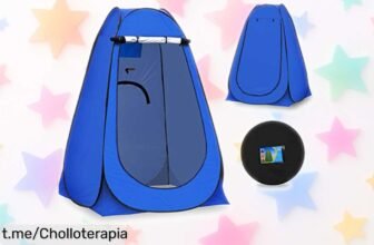 Tienda de campaña para baño portátil CLIPOP, privacidad total y resistencia a precio locazo que no querrás dejar escapar ¡Aprovecha este chollo antes de que se acabe!