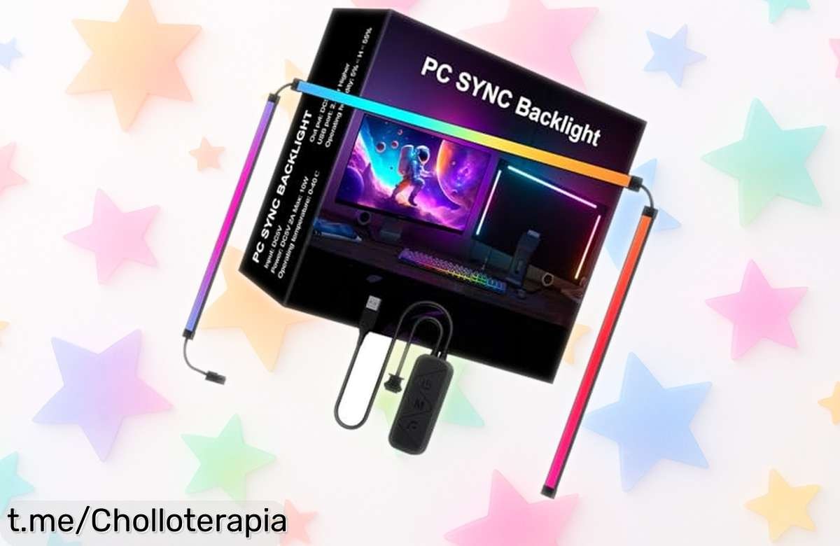 Tira de luces LED RGB para TV y juegos que transforman tu sala en segundos ¡No te pierdas este precio de ganga y dale vida a tus momentos más divertidos!