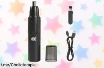Tondeuse eléctrica XAVURO para nariz y orejas, ahora a un precio loco: cuchillas inox y diseño impermeable que te harán la vida más fácil. ¡Hazte con el tuyo antes de que se acaben!