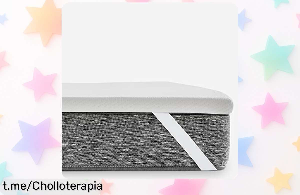 Topper viscoelástico Pikolin Home con aloe vera, super oferta que cuida tu piel y eslavable: ¡no dejes pasar este chollo para sentirte descansado y protegido!