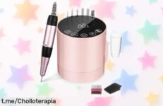 Torno eléctrico para uñas con set completo: déjate llevar por el ofertón y transforma tus fiestas en auténticos salones de belleza ¡Corre que se agota!