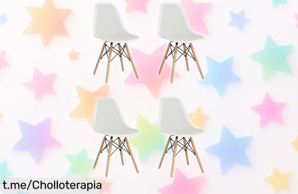 Transforma tu hogar con el pack de 4 sillas Minimal DECO, un diseño moderno que no creerás por su precio increíble; ¡aprovéchalo antes de que se agote y dale vida a tus espacios!