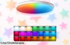 Transforma tu hogar con el plafón LED inteligente WiFi que cambia de color y brilla a lo grande, precio de escándalo solo por tiempo limitado, ¡no te quedes sin el tuyo!