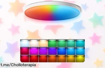 Transforma tu hogar con el plafón LED inteligente WiFi que cambia de color y brilla a lo grande, precio de escándalo solo por tiempo limitado, ¡no te quedes sin el tuyo!