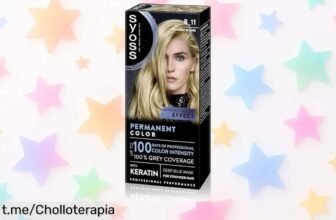 Transforma tu look con el tinte Syoss Permanente: ¡ofertón que elimina las canas y asegura un color vibrante hasta 100 días! No te lo pierdas, brilla hoy mismo.