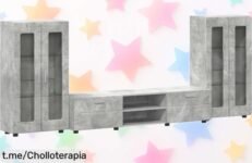 Transforma tu salón con el espectacular conjunto de mueble de TV vidaXL FLORIN a un precio de ganga y disfruta del orden que siempre soñaste en casa.