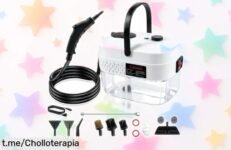 Vaporeta de mano 2500W que calienta en solo 15 segundos: ¡aprovecha este ofertón y deja tu casa reluciente sin perder tiempo ni esfuerzo!