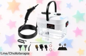 Vaporeta de mano 2500W que calienta en solo 15 segundos: ¡aprovecha este ofertón y deja tu casa reluciente sin perder tiempo ni esfuerzo!
