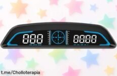Velocímetro GPS para coche Opatiny con pantalla HUD que te avisa cuando descansar, ¡una súper ayuda que ahora puedes tener a un precio loco! No dejes pasar este chollazo.