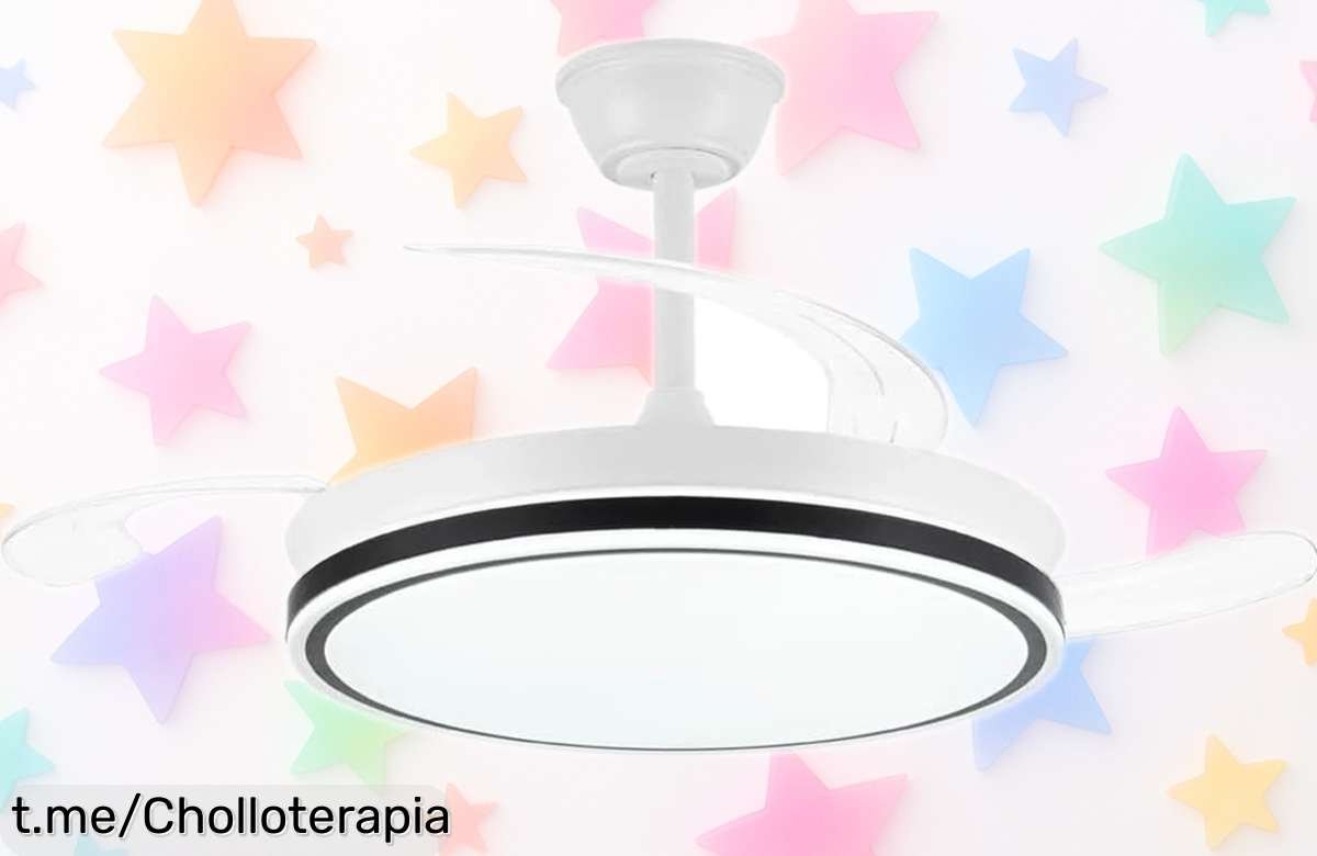 Ventilador de techo con luz LED y mando a distancia que transforma tu hogar por un precio de risa, ¡asegura el ambiente perfecto ahora mismo!