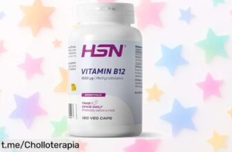 Vitamina B12 activa HSN: Impulsa tu energía y cuida tu sistema nervioso con este super chollo de 120 cápsulas que no querrás dejar escapar. ¡Consígelas ya antes de que vuelen!