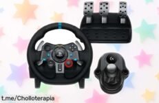 Volante y caja de cambios Logitech G G29 SE para PS y PC a precio increíble: siente la adrenalina al volante como nunca antes con esta oferta irresistible.